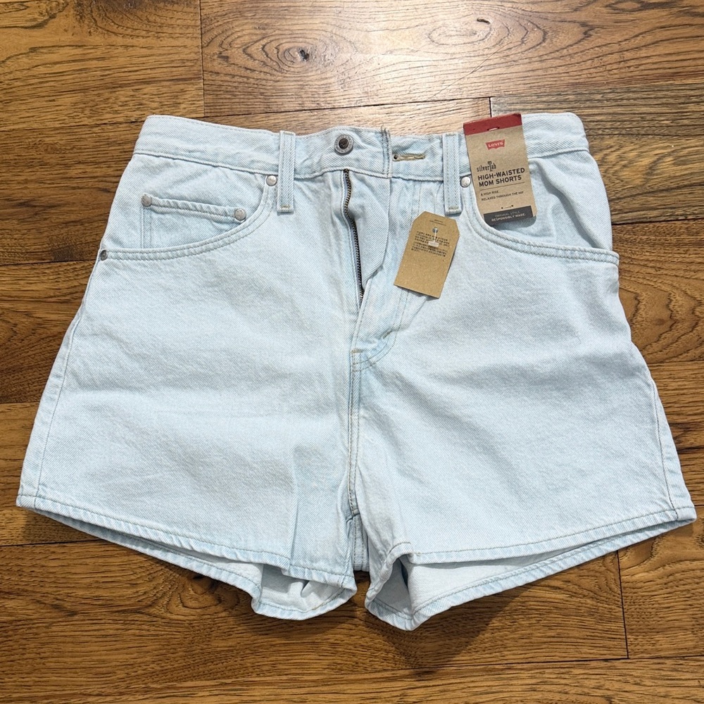 Levi's Women's Soft Blue Jean Shorts